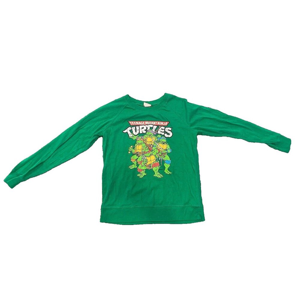 Nickelodeon Youth L Teenage Mutant Ninja Turtles Long Sleeve Reversible Shirt